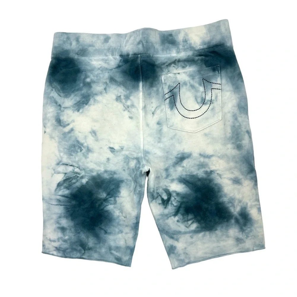 True Religion Camouflage Logo Men's Sweat Shorts SZ Large (New)